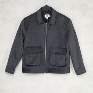 Mode of One Men Utility Pocket Jacket Heather Onyx Size L